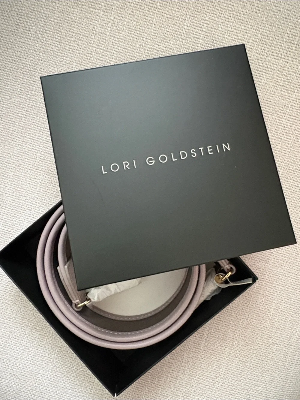 New in box LOGO by Lori Goldstein Multicolor Leather Guitar Style Strap